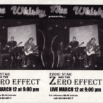 EDDIE STAR & THE ZERO EFFECT FLYER FROM A MARCH 12, 1999 CONCERT DATE.